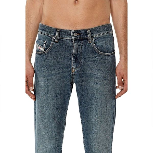 Diesel Jeans 09f74 2019 Strukt Blå 30 / 32 Mand