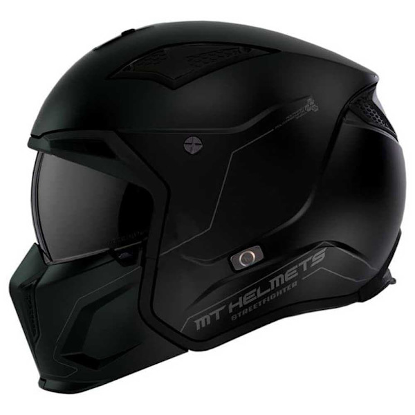 Mt Helmets Konvertibel Hjelm Streetfighter Sv S Solid Sort M