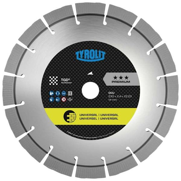 Tyrolit Diamantsav Dcup4 230x2.4x22.23 Mm
