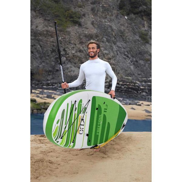 Bestway Uppblåsbart Paddelsurfset Hydro-force Freesoul Tech 11´0´´ Grönt 335.3 cm / 89 cm