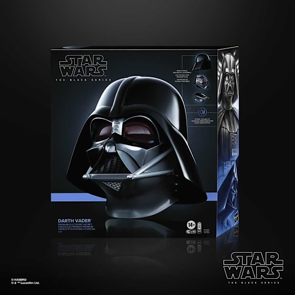 Star Wars Premium The Black Series Elektronisk Hjelm Darth Vader Sort