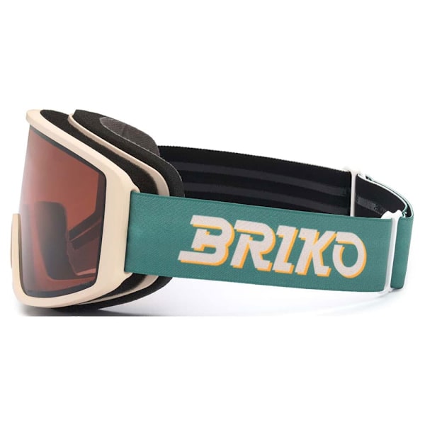 Briko Pulse Skibriller Sort Green Mirror/CAT3