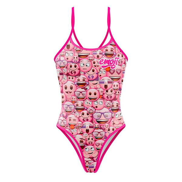 Otso Emoji Classic Pink Badetøj  S Kvinde