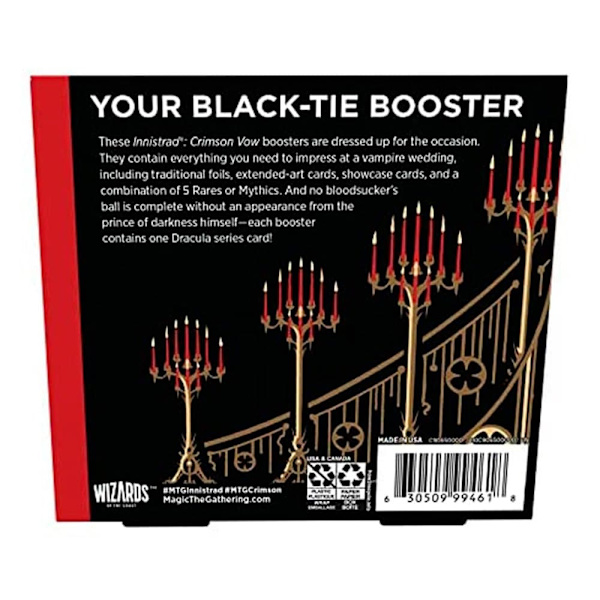 Wizards Of The Coast Collector Booster Display 12 Decks Innistrad Crimson Vow Engelsk Magic-kort Samlekort  English