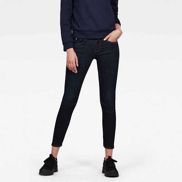 G-star Jeans Arc 3d Mid Waist Skinny Svart 25 / 30 Kvinna