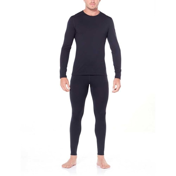 Icebreaker Leggings 200 Oasis Merino Sort M Mand