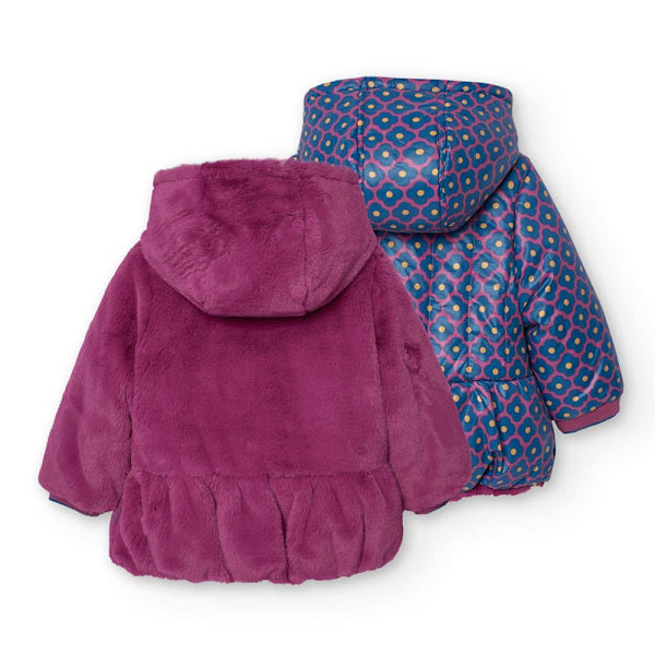 Boboli Reversible Frakke Lilla 24 Months