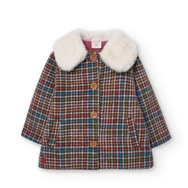Boboli Jacquard Check Jakke Brun 6 Years