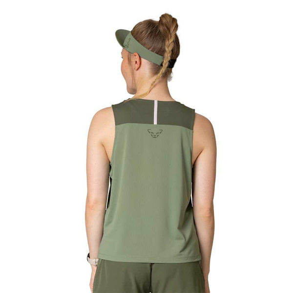 Dynafit Ärmlös T-shirt Sky Crop Grönt M Kvinna