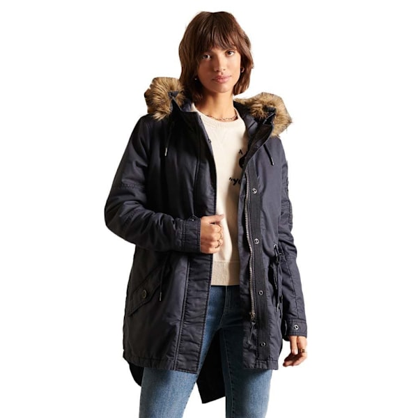 Superdry Jacka Military Fishtail Blå M Kvinna