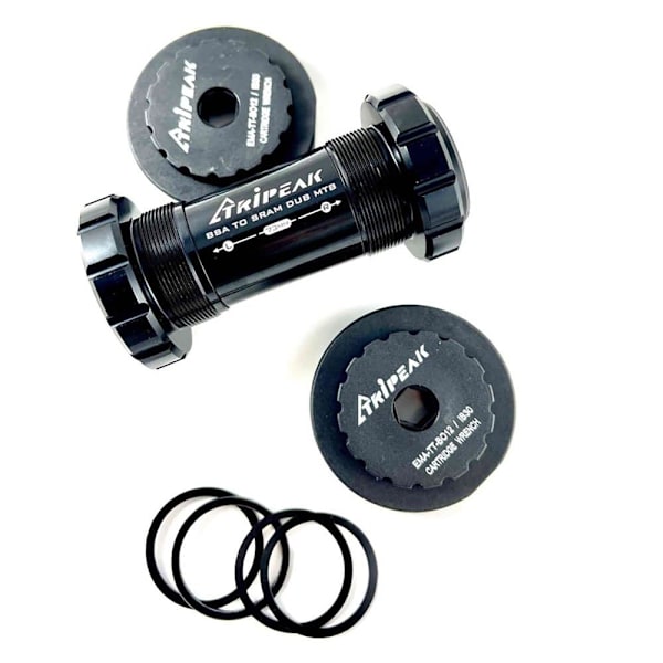 Tripeak Bundbeslag Med Gevind Bsa Sram Dub Sort 73 mm