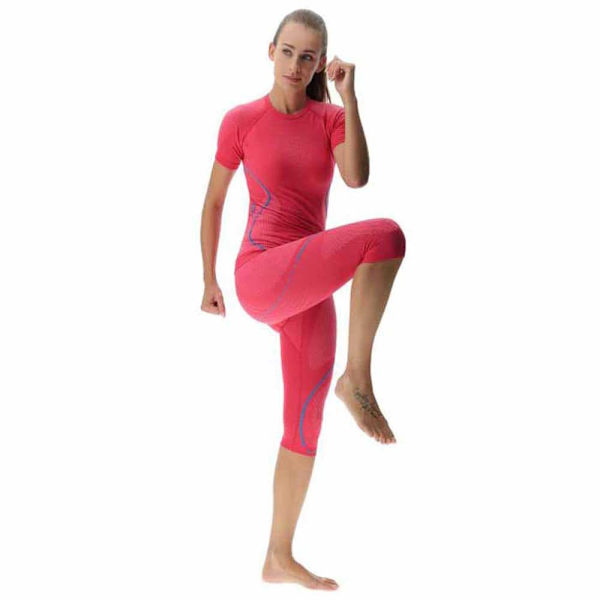 Uyn Evolutyon Kortærmet Baselayer Rød L-XL Kvinde