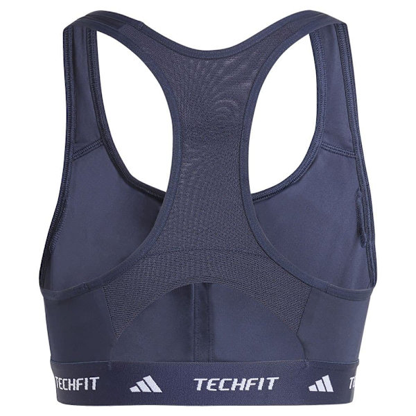 Adidas Techfit Medium Sports-bh Med Medium Støtte Blå L / CD Kvinde