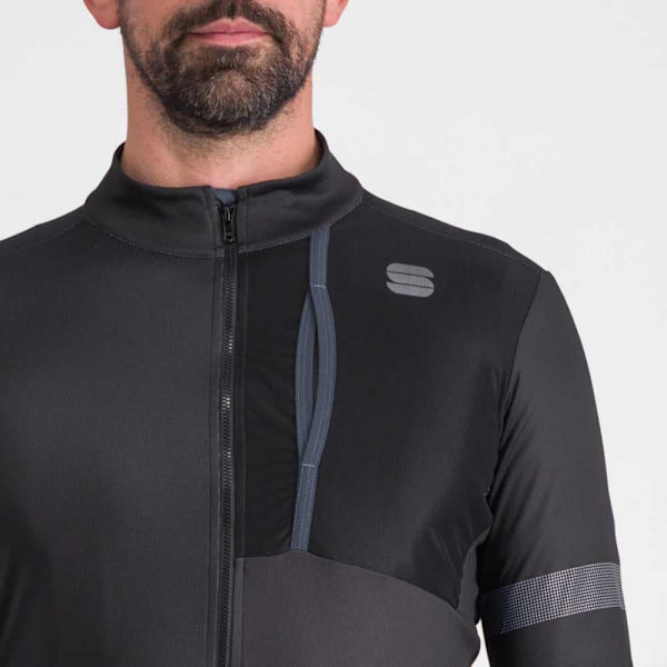 Sportful Langærmet Trøje Supergiara Thermal Sort 2XL Mand