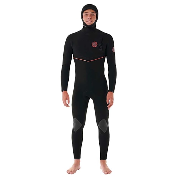 Rip Curl Fbomb Fusion 4 Mm Langærmet Neopren-dragt Med Hætte Og Lynlås Foran  L
