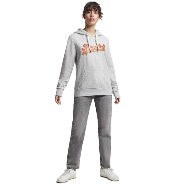 Superdry Luvtröja Vintage Vl Seasonal Ub Grå S Kvinna