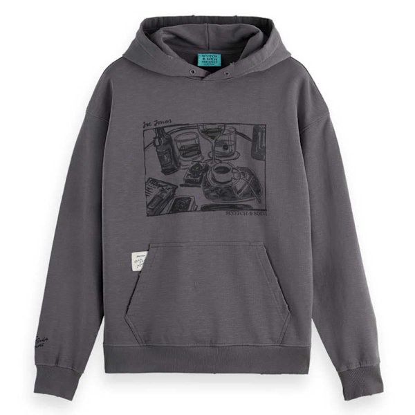 Scotch & Soda 180423 Hættetrøje Grå L Mand
