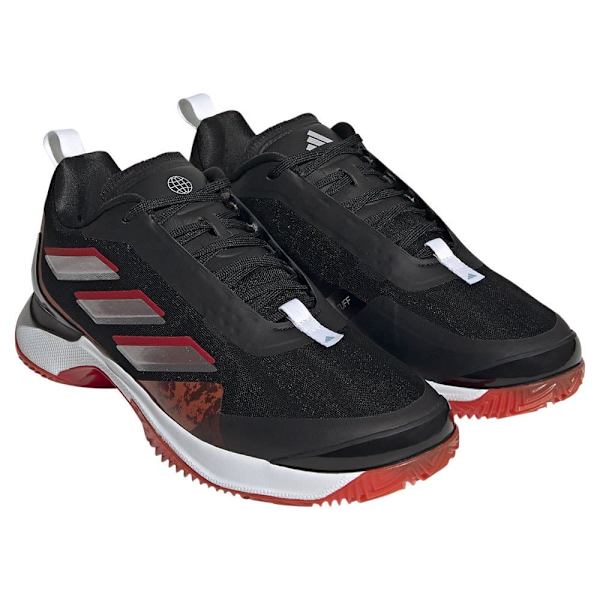 Adidas Alle Court Sko Avacourt Clay Sort EU 40 2/3 Kvinde