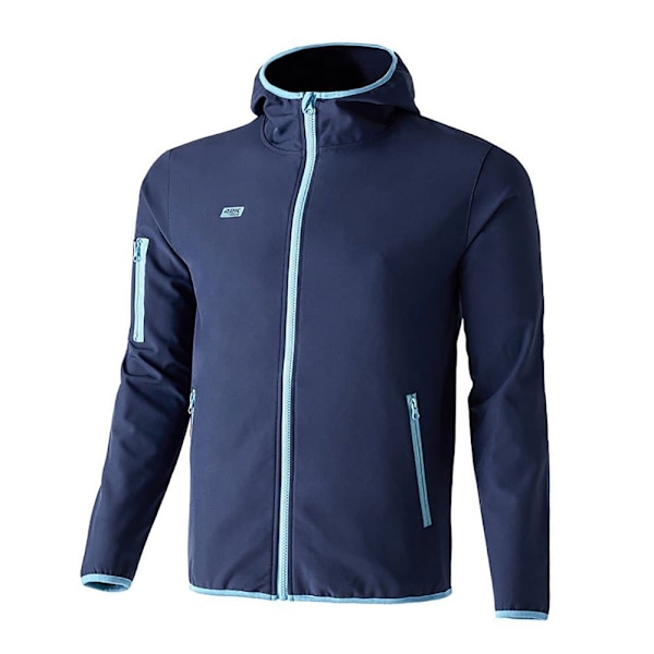 42k Running Jacka Softshell Blå XL Man