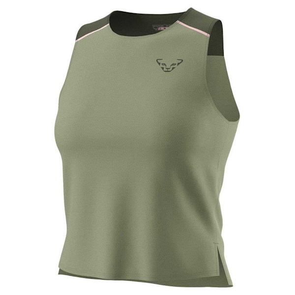 Dynafit Ärmlös T-shirt Sky Crop Grönt M Kvinna