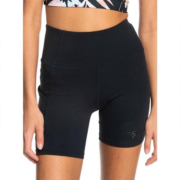 Roxy Heart Short Leggings Sort M Kvinde