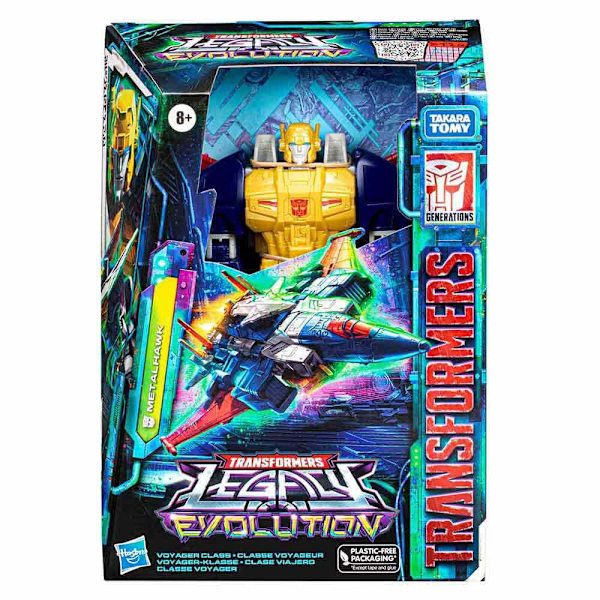 Transformers Hahmo Tra Gen Legacy Ev Voyager Metalhawk Monivärinen