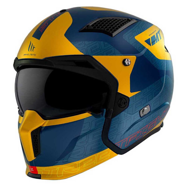 Mt Helmets Cabriolet Hjälm Streetfighter Sv S Totem Flerfärgad L