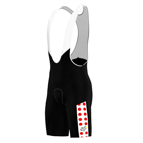Santini Tour De France Fan Line Gpm Leader Cykelbyxor Svart 4XL Man