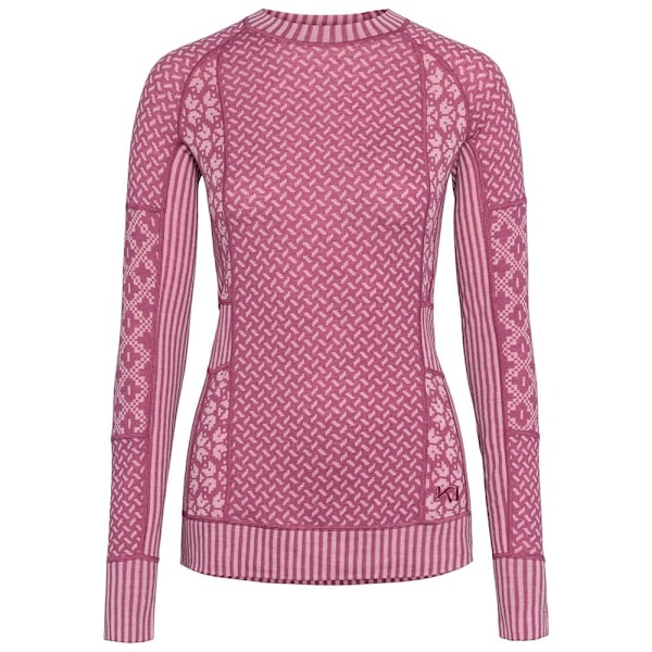 Kari Traa Smekker Langærmet Baselayer Rosa S Kvinde