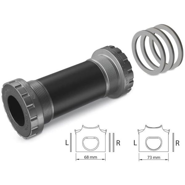 Miche Bottenfästes Kopp Evo Max Bsa Svart 68/73 mm