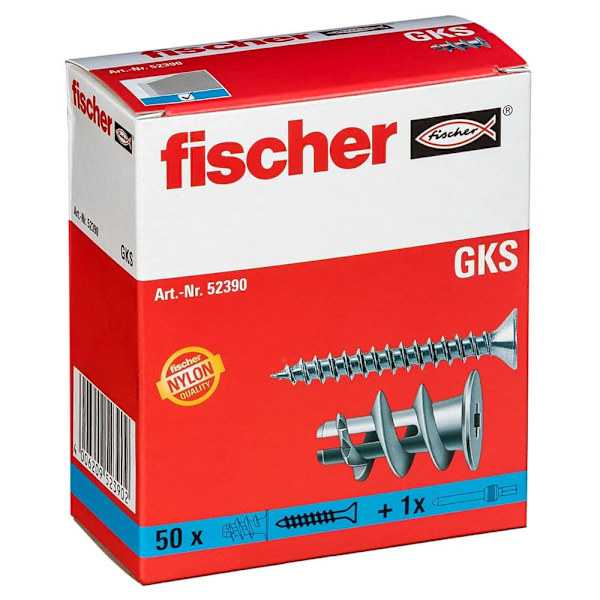 Fischer Group Gipsplademontering S Gk 50 Enheder Grå