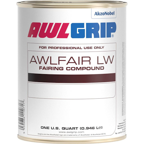 Awlgrip 0.95 Litraa Awlfair L.w. Fairing Awlfair L.w. Fairing Mastiksi Punainen