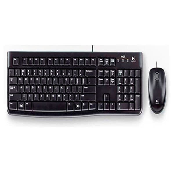 Logitech Mus Og Tastatur Mk120 Combo Sort Portuguese QWERTY