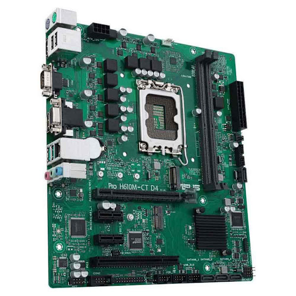 Asus Moderkort Pro H610m-c D4-csm