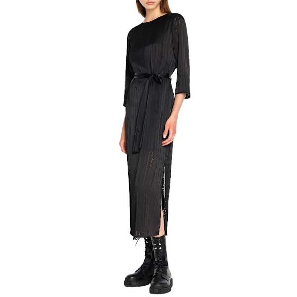 Armani Exchange Langærmet Lang Kjole 6rya11_yn2kz Sort XL Kvinde