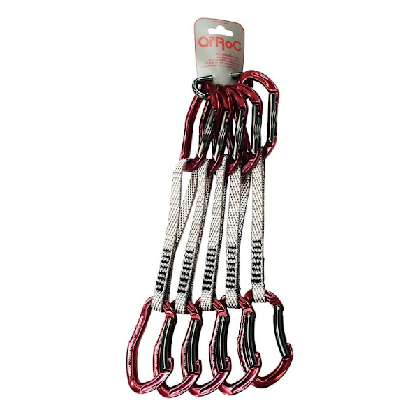 Qi´roc Urano Straight/curve+express Dyneema 12x170 Mm+mini Karabinkrok 5 Enheter Svart