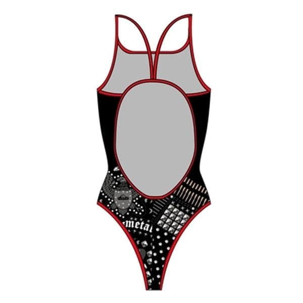 Turbo Badedragt Heavy Rock Sort 2XL Kvinde