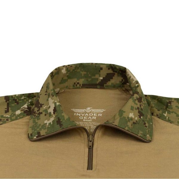 Invadergear Combat Pitkähihainen T-paita Beige 2XL Mies