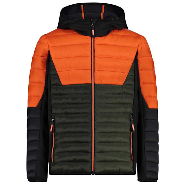 Cmp Jakke Hybrid Fix Hood 32z4474 Orange 16 Years Dreng