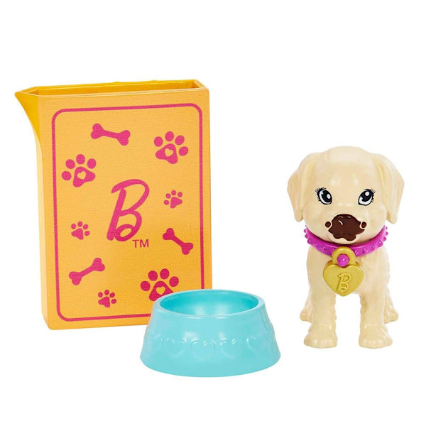 Barbie Adoptera Dockor Lila Klänning Docka Guld