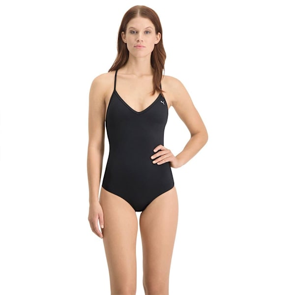 Puma Badedragt V Neck Sort S Kvinde