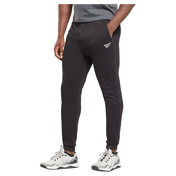 Reebok Byxor Identity French Terry Joggers Svart S Man