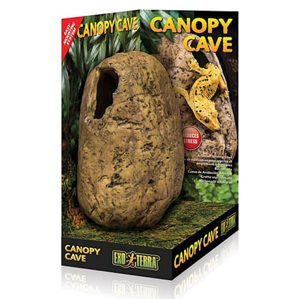 Exo Terra Canopy Cave Ophøjet Og Sikkert Skjulested Gylden