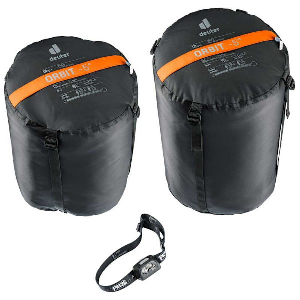 Deuter Sovepose Orbit-5° Sl Orange Short / Left Zipper