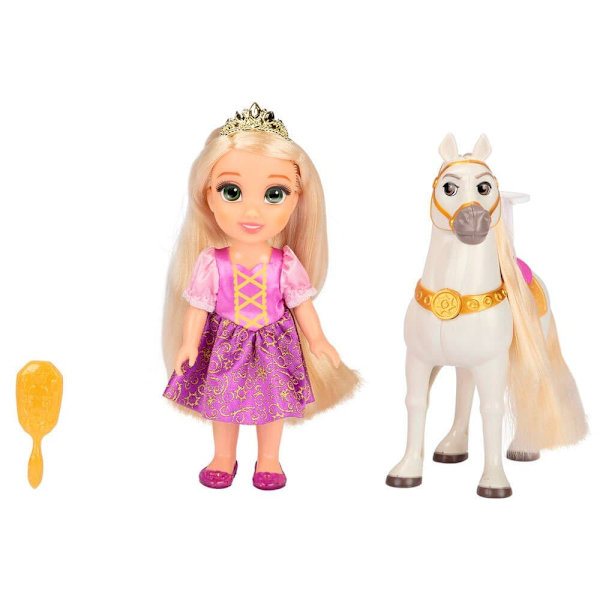 Jakks Pacific Och Maximus Tangled Doll Rapunzel 15 Centimeter Rosa