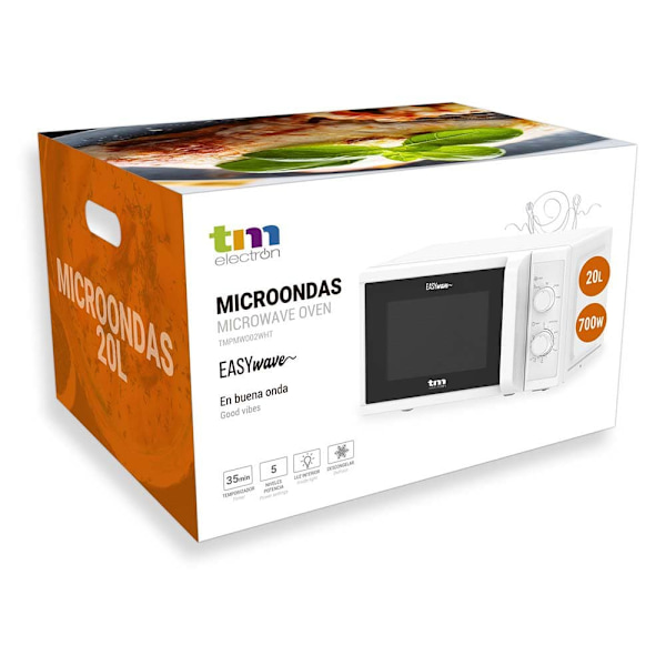 Tm Electron Mikroaaltouuni Tmpmw002wht 700w Kirkas One Size / EU Plug
