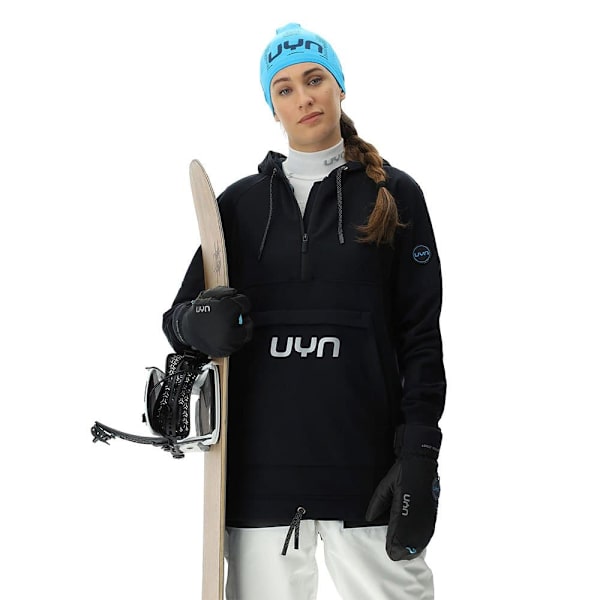 Uyn Hættetrøje Jump 2nd Half Zip Sort M Kvinde
