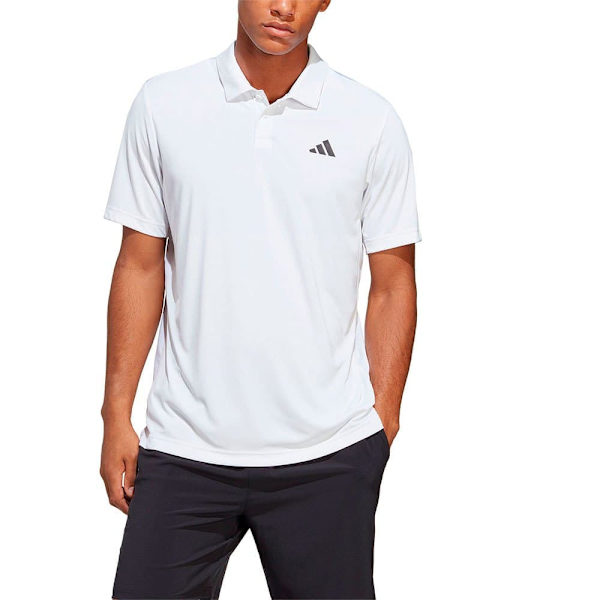 Adidas Kortärmad Piké Club Vit S Man