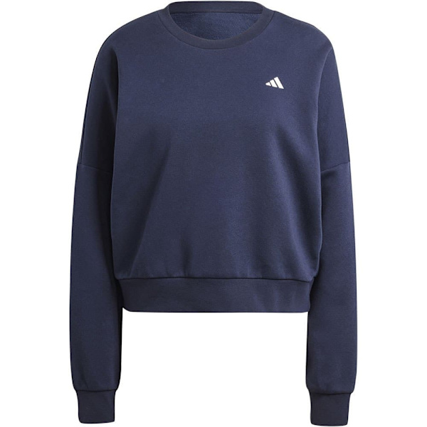 Adidas Essentials Small Logo Feel Cozy Sweatshirt Blå S Kvinde