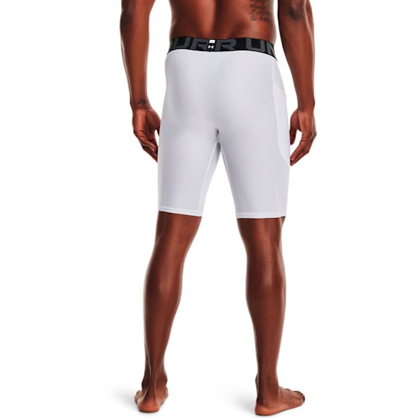 Under Armour Heatgear Compression Long Baslager Shorts Vit 2XL / Regular Man